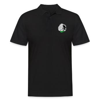 Field Hockey Artificial Grass Hockey Hockey Player Hockey - Men's Polo Shirt - black - Front - Kai (181cm)