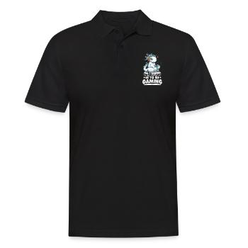 Jeu - Polo Homme - noir - Devant - Kai (181cm)