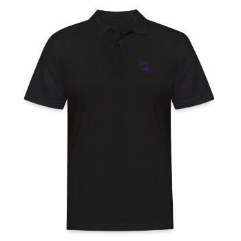 Trompeten Spieler Damen Herren Trompeter - Männer Poloshirt - Schwarz - Vorne - Kai (181cm)