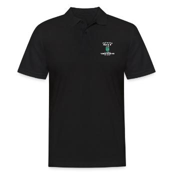 Stolzer Niederösterreicher – Angeboren Sexy - Männer Poloshirt - Schwarz - Vorne - Kai (181cm)