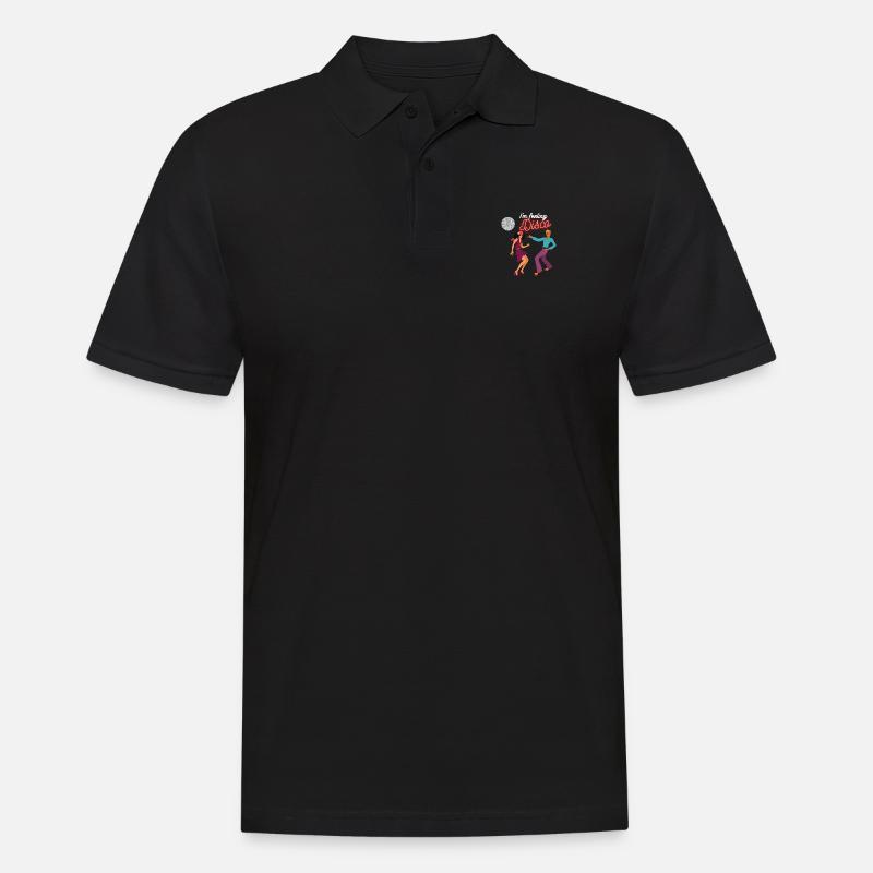 Fühl mich Disco - Männer Poloshirt - Schwarz