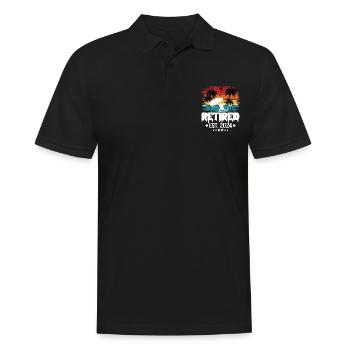 Retired 2024 Not My Problem Anymore Vacation - Men's Polo Shirt - black - Front - Kai (181cm)