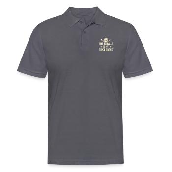 This Actually Is My First Rodeo Cadeau - Polo Homme - charbon - Devant - Nico (186cm)