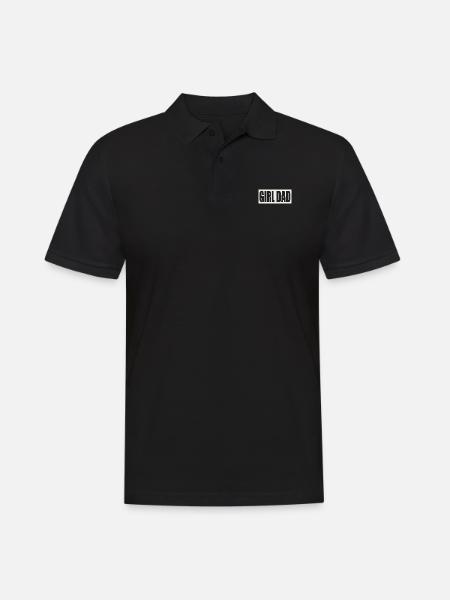 FILLE PAPA - Polo Homme - noir