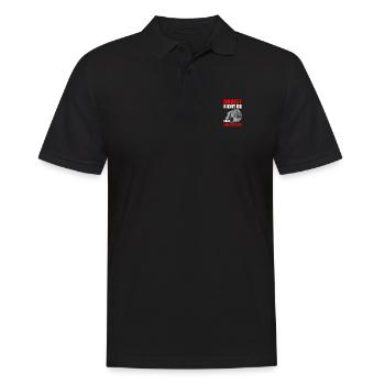 Du bist nicht du Ladedruck Tuning Tuner Schrauber - Männer Poloshirt - Schwarz - Vorne - Kai (181cm)