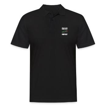 Montag Aktienmarkt Börse Trader - Männer Poloshirt - Schwarz - Vorne - Kai (181cm)