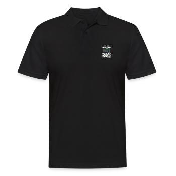 Probleme Tontechniker Toningenieur Tonmeister - Männer Poloshirt - Schwarz - Vorne - Kai (181cm)