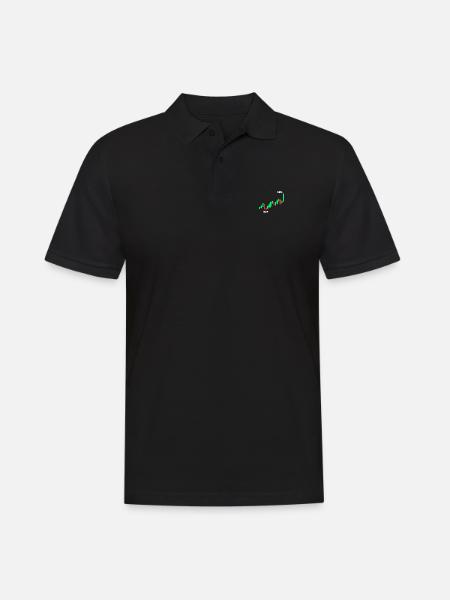 Acheter Vendre Bourse Trader Boursier - Polo Homme - noir