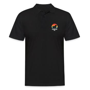 Bichon Frise - Polo Homme - noir - Devant - Kai (181cm)