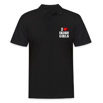 I love irish girls - Polo Homme - noir - Devant - Kai (181cm)