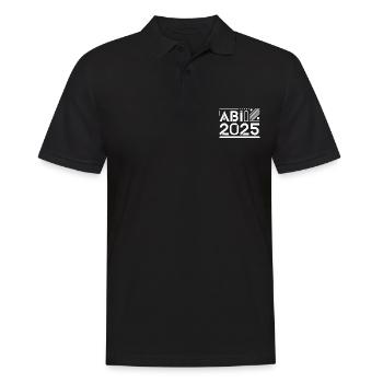 Abi 2025 - Men's Polo Shirt - black - Front - Kai (181cm)