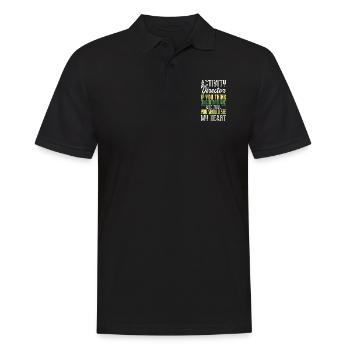 Activity Director Appreciation - Männer Poloshirt - Schwarz - Vorne - Kai (181cm)