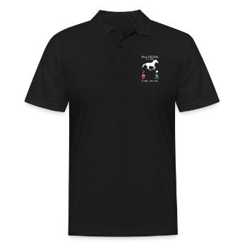 Mon cheval m'appelle désolé cadeau humoristique - Polo Homme - noir - Devant - Kai (181cm)