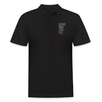 Légende depuis juin 2007 - Polo Homme - noir - Devant - Kai (181cm)
