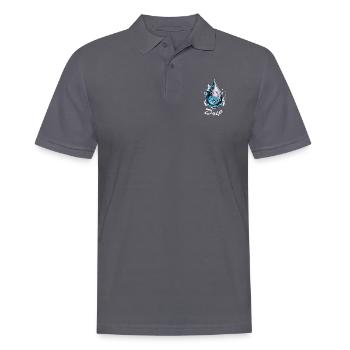 Chrom Wassertropfen - Männer Poloshirt - Anthrazit - Vorne - Nico (186cm)