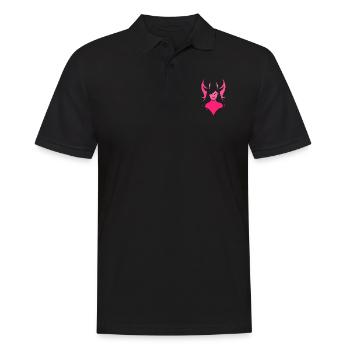 Sweet devil girl - Teufelin - Männer Poloshirt - Schwarz - Vorne - Kai (181cm)
