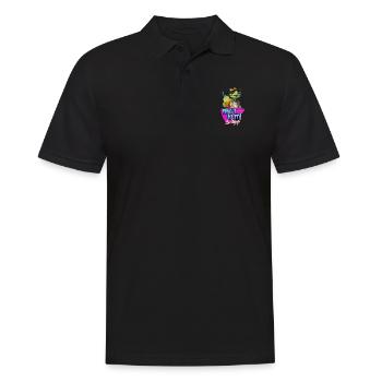Ne vous dépêchez pas, soyez heureux, mignonne petite tortue tortue - Polo Homme - noir - Devant - Kai (181cm)