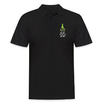 Cat Funny Saying Cat Gift Cat - Men's Polo Shirt - black - Front - Kai (181cm)