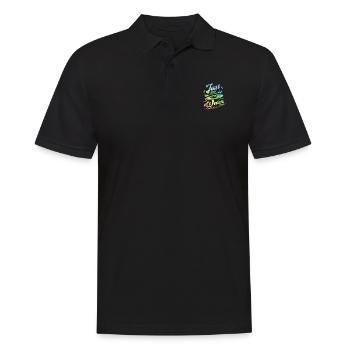Just Add Water Rowing Kayaking Kayak Rower Paddlin - Männer Poloshirt - Schwarz - Vorne - Kai (181cm)