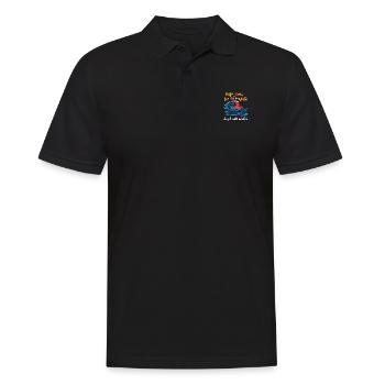 Life Can Be Simple Just Add Water Kayaking Paddle - Männer Poloshirt - Schwarz - Vorne - Kai (181cm)