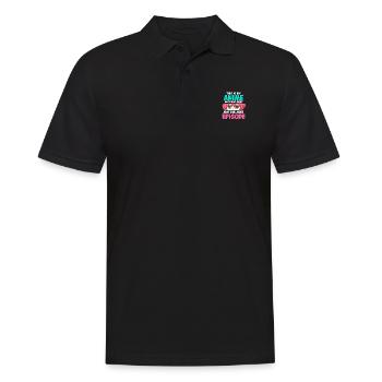 This Is My Anime Watching - Männer Poloshirt - Schwarz - Vorne - Kai (181cm)