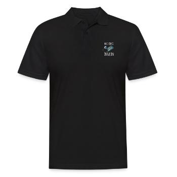 But First Insulin - Männer Poloshirt - Schwarz - Vorne - Kai (181cm)