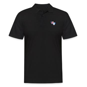États-Unis Américain Guatemala Drapeau guatémaltèque Patriotique - Polo Homme - noir - Devant - Kai (181cm)