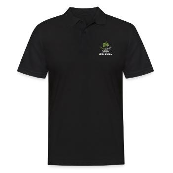 Hopfenaktivist Eine Person die für ihr kühles Bier - Männer Poloshirt - Schwarz - Vorne - Kai (181cm)
