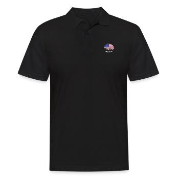 new York - Men's Polo Shirt - black - Front - Kai (181cm)
