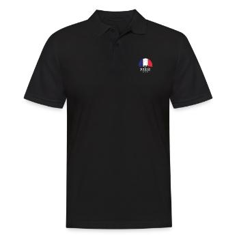 Paris - Männer Poloshirt - Schwarz - Vorne - Kai (181cm)