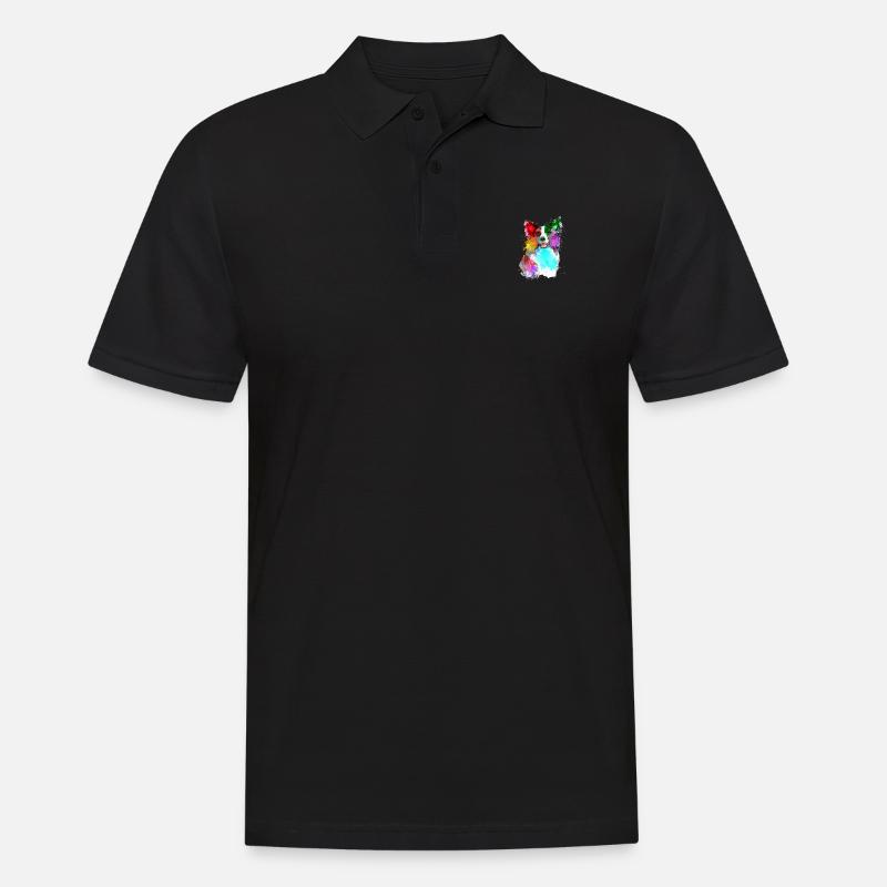 Border Collie - Polo Homme - noir