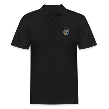 Cadeau drôle de professeur de chimie chimie chimie - Polo Homme - noir - Devant - Kai (181cm)
