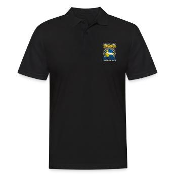 Schweden Angeltrip Angeltour Geschenk - Männer Poloshirt - Schwarz - Vorne - Kai (181cm)