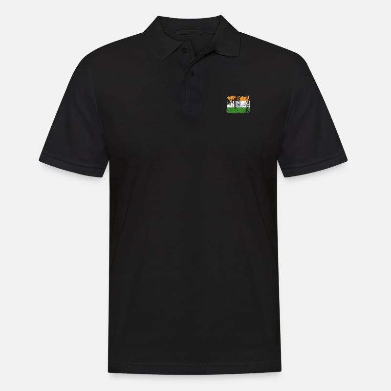 Indien Pride Geschenk - Männer Poloshirt - Schwarz