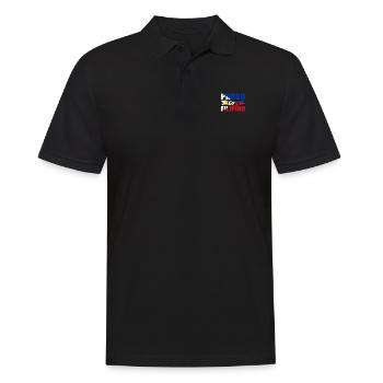 Proud to be a Filipino gift - Men's Polo Shirt - black - Front - Kai (181cm)
