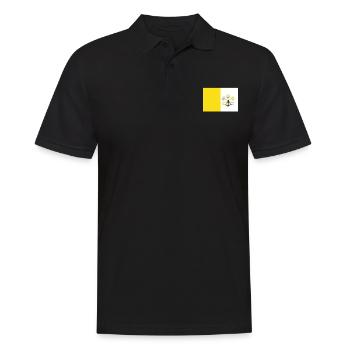 Official Vatican City Flag Vaticans Country Pride - Men's Polo Shirt - black - Front - Kai (181cm)
