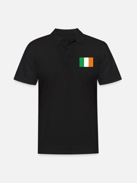Drapeau officiel de l’Irlande Irish Country Pride - Polo Homme - noir
