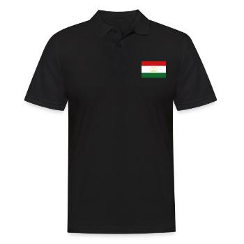 Drapeau officiel du Tadjikistan Tadjik ou pays tadjik - Polo Homme - noir - Devant - Kai (181cm)