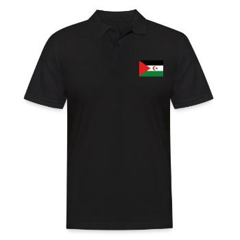 Drapeau officiel de l’Ouest Arabian Country Pride - Polo Homme - noir - Devant - Kai (181cm)