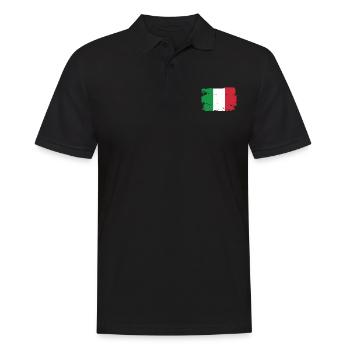 Officiel Italie Drapeau Italien Italie Country Pride - Polo Homme - noir - Devant - Kai (181cm)