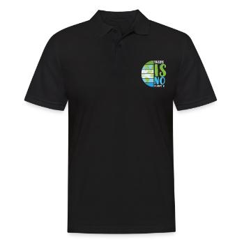 Es gibt keine Planet B Earth Protection Zitate - Männer Poloshirt - Schwarz - Vorne - Kai (181cm)