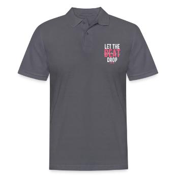 Laissez tomber le rythme Citations d’adénosine - Polo Homme - charbon - Devant - Nico (186cm)