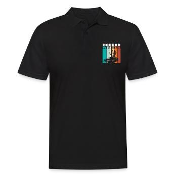 Horror Writer Writing Quotes - Men's Polo Shirt - black - Front - Kai (181cm)