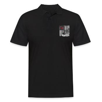Mari Papa Soudeur Héros Soudage Citations - Polo Homme - noir - Devant - Kai (181cm)