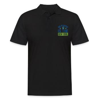 Aucun plastique n’est le support de protection de la mer fraîche - Polo Homme - noir - Devant - Kai (181cm)