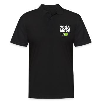 Yoga Mode Yoga Quotes - Men's Polo Shirt - black - Front - Kai (181cm)