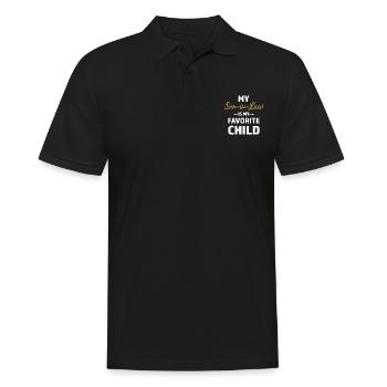 Mon gendre est mon enfant préféré - Polo Homme - noir - Devant - Kai (181cm)