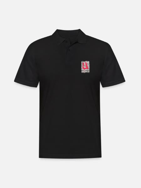 wall u - Men's Polo Shirt - black