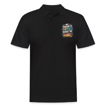 Ma sœur préférée m’a acheté des cadeaux de frère - Polo Homme - noir - Devant - Kai (181cm)