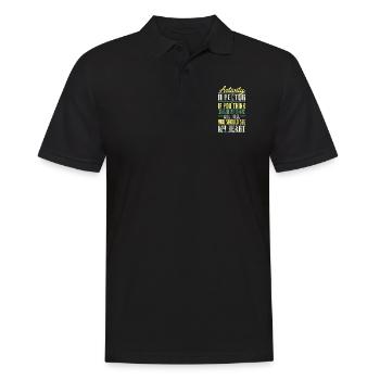 Activity Director Appreciation - Männer Poloshirt - Schwarz - Vorne - Kai (181cm)